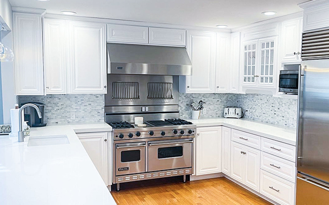 Kitchen Cabinet repairs and refacing in Stamford